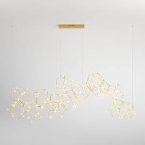 Подвесной светодиодный светильник Eurosvet Uma 90168/14 медь