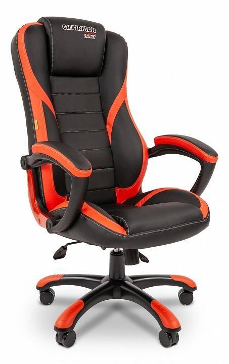 Кресло игровое Chairman game 22 00-07050085, 7050085 Черный/Красный