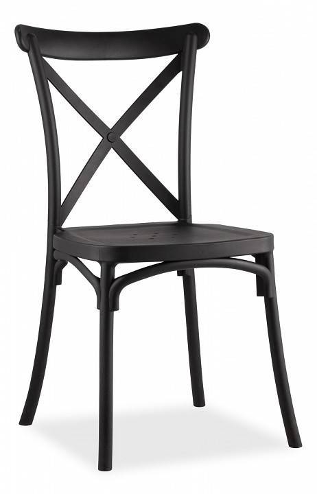 Стул Stool Group Кроссбэк Y030 black пластиковый, черный