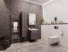 Тумба с раковиной AQUATON Стоун 60 грецкий орех фото 2