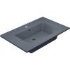 Раковина Uperwood Parma Quartz 291003006 серая матовая, бетон, 76.5x47.5 фото 2