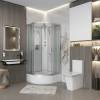 Душевая кабина Niagara Classic NG-3302-14BKT (1000x1000x2100-2400) со средним поддоном (26см) фото 4