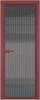 Межкомнатная дверь Profil Doors 1 AV цвет профиля Красный антрацит, стекло безопасное 6 мм мору тонированное 800x2000