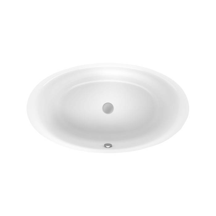 Стальная ванна Bette Eve 6043-000 PLUS 180x100x45 белая, с шумоизоляцией