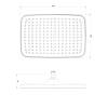 Лейка для душа Lemark LM8134C 1 режим струи, хром фото 2