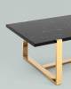 Стол журнальный Stool Group Тоби ECT-5004-TG сталь золото 109x66 фото 3