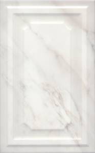 Керамическая плитка Kerama Marazzi Гран Пале 6357 белый панель 25x40
