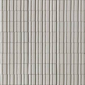 Керамогранит Ragno Glace RAEL Struttura 3D Rayé Bianco Glossy 20x7.5