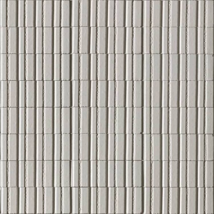Керамогранит Ragno Glace RAEL Struttura 3D Rayé Bianco Glossy 20x7.5