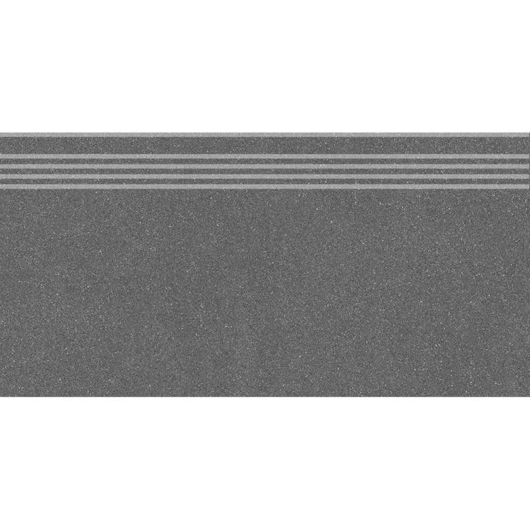 Ступень Kerama Marazzi Джиминьяно DD254320R/GR Антрацит Матовый Обрезной 30x60
