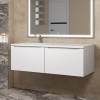 Тумба под раковину Uperwood Tanos 291020263 подвесная, левая, белая, 120 см фото 3