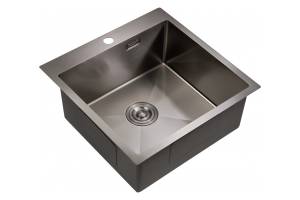 Мойка кухонная Milacio Denia 51 MC.77489 Steel сталь вороненая