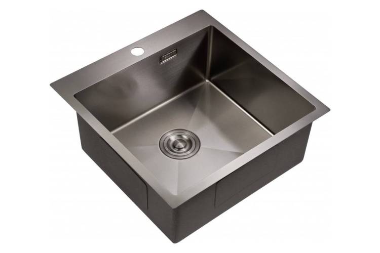 Мойка кухонная Milacio Denia 51 MC.77489 Steel сталь вороненая