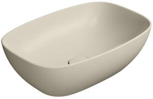 Раковина GSI Nubes 978408 бежевый матовый, 50x35