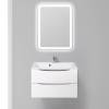 Тумба под раковину Belbagno Marino MARINO-750-2C-SO-BL-P 75x45x50 Bianco Lucido подвесная с двумя выкатными ящиками фото 2