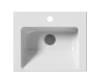 Раковина GSI Norm 8685111 белый глянцевый, 42x34 фото 3