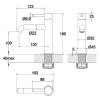 Смеситель для раковины WHITECROSS Y Y1211BL черный фото 3