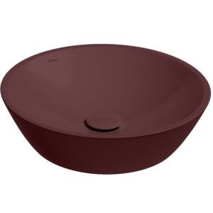 Раковина Isvea SistemaY Soft 10SY66045SV-2R 45 см, бордовая матовая