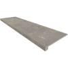 Ступень Estima Bernini 67324 Set/Steptrade/BR03_NS/33x120/Riser/BR03_NS/14,5x120 Grey неполированная с бортиком 33x120 + Подступенок 14.5x120