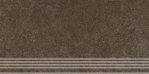 Ступень Kerama Marazzi Руссильон KM6060G0911RGRF коричневый тёмный матовый обрезной 30x60