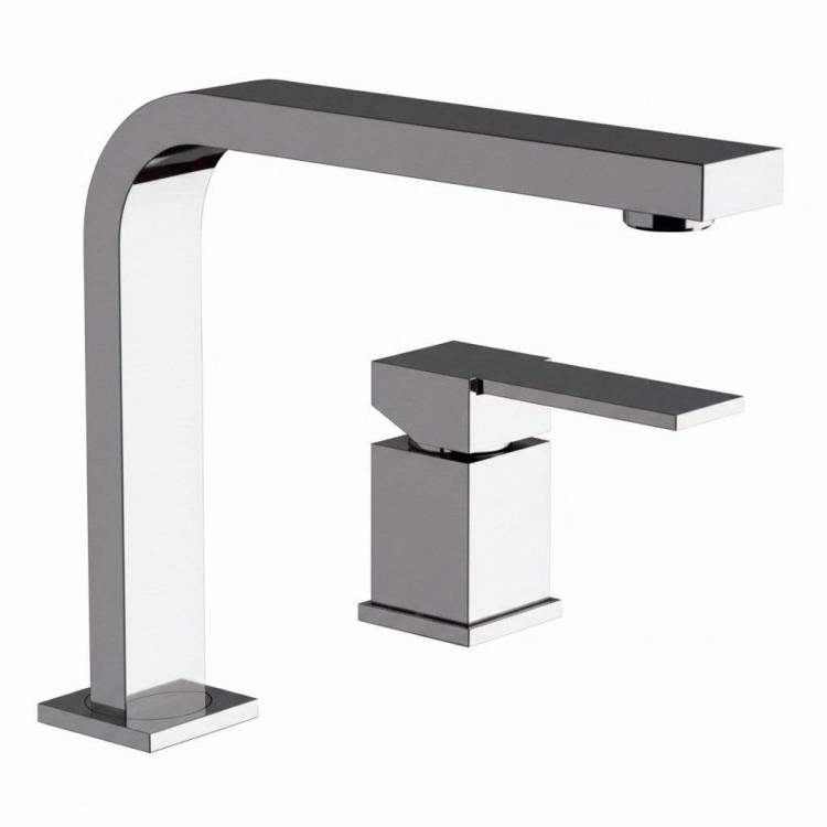 Смеситель для раковины Remer Qubika Q57 хром