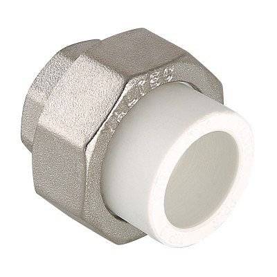 Соединитель полипропиленовый VALTEC PPR разъемный с переходом на вн. р. 40х1 1/2