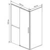Душевой уголок Vincea Slim Soft VSR-1SS9010CL 1000x900, хром, стекло прозрачное фото 11