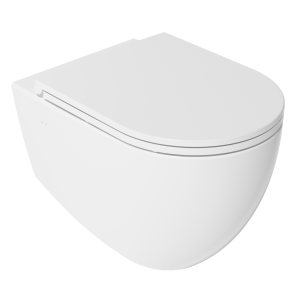 Унитаз подвесной Isvea Infinity 10NF02001SV-2L безободковый, сиденье с микролифтом, белый матовый