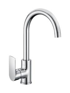 Смеситель для кухни Avrora Moon AV3521C с высоким поворотным изливом, хром