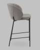 Стул полубарный Stool Group Тисдейл LV-115-S960-01 серый, букле фото 3
