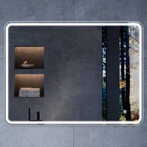 Зеркало Vincea VLM-3VC9008 с подсветкой и диммером, 80x90