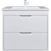 Тумба с раковиной Uperwood Modul 393020548 подвесная, матовая, белая, 65 см