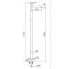 Смеситель для раковины Gattoni Ely 8809/88C0 напольный, Хром фото 2