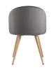 Набор из 4 стульев Stool Group Лион DC-69030 HLR-21 X4 серый фото 4