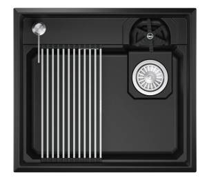 Мойка кухонная Granula Kitchen Space Rinzer 5807R шварц, 58x52