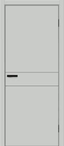 Межкомнатная дверь Bravo Браво-0.24 П полотно Grey Silk 700x2000