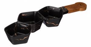 Менажница Lefard 412-193 Золотой мрамор (36x10x5 см)