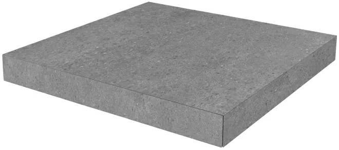 Ступень Kerama Marazzi Фондамента DL500920R\GCA угловая клееная серый 33x33
