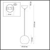 Подвесной светильник Odeon Light Travertino 6626/1L фото 4