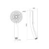 Душевая лейка Milardo Essential ESS5FCRM18 хром глянцевый фото 4
