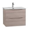 Тумба с раковиной BelBagno MARINO-CER-N 70 подвесная, Rovere Grigio фото 2