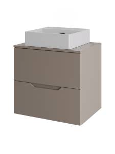 Тумба с раковиной Agger Свит SWE600ETLT-ST-4405W латте матовый, 60 см