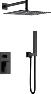 Душевой комплект Boheme Qubic 474-3-B Matt Black