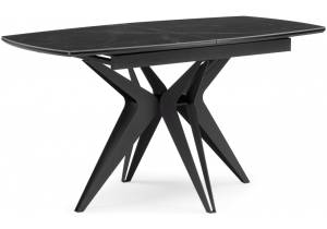 Стол Notta Риполь 625967 shakespeare black, черный 160(205)x89x75