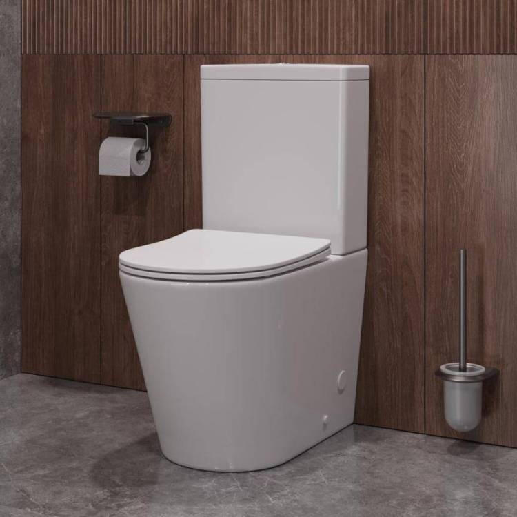 Унитаз-компакт Cezares Liner безободковый, с сиденьем микролифт