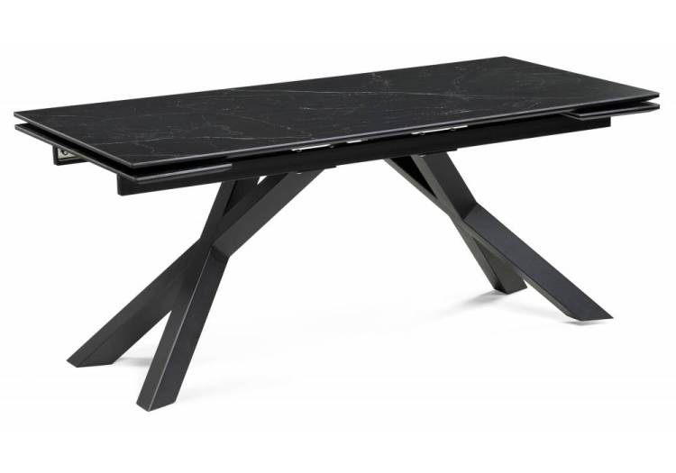 Стол Woodville Хеме 588052 shakespeare black, черный 180(240)x90x77