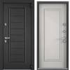 Входная стальная дверь Torex SNEGIR PRO MP 2276391 Темно-серый букле графит/ПВХ Бьянко 2000x880