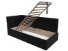 Кровать Лига Диванов Лига-039 122065L черный левая 90x200 фото 6