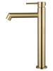 Смеситель для раковины Wonzon & Woghand WW-H1064-BG высокий, брашированное золото фото 2