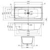 Ванна акриловая AM.PM Func W84A-170-080W-A 170х80 фото 11